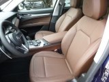 2018 Alfa Romeo Stelvio Sport AWD Black/Chocolate Interior