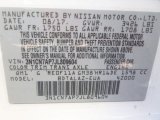 2018 Versa Color Code for Fresh Powder White - Color Code: QM1