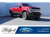 Ruby Red Ford F250 Super Duty in 2017
