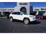 2018 Bright White Jeep Cherokee Latitude Plus #123590469