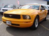 2008 Grabber Orange Ford Mustang V6 Deluxe Coupe #12351691