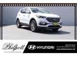 2018 Pearl White Hyundai Santa Fe Sport  #123616383