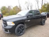 2018 Brilliant Black Crystal Pearl Ram 1500 Express Crew Cab 4x4 #123666885