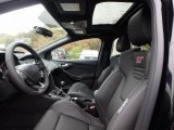 2018 Ford Focus ST Hatch Charcoal Black Recaro Leather Interior