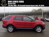 2017 Ruby Red Ford Explorer XLT 4WD #123666731