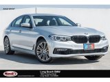2018 Glacier Silver Metallic BMW 5 Series 530e iPerfomance Sedan #123698812