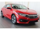 2018 Honda Civic EX-L Coupe Front 3/4 View