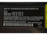 2018 4 Series Color Code for Mineral Grey Metallic - Color Code: B39