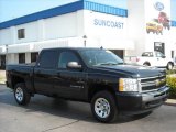 2009 Black Chevrolet Silverado 1500 LS Crew Cab #12350287