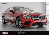 2018 designo Cardinal Red Metallic Mercedes-Benz E 400 Coupe #123698631