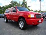 2001 Bright Red Ford Ranger Edge SuperCab 4x4 #12348993