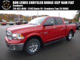 2018 Flame Red Ram 1500 Big Horn Crew Cab 4x4 #123718349