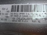 2018 Wrangler Unlimited Color Code for Billet Silver Metallic - Color Code: PSC