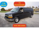 2017 Black Chevrolet Express 3500 Passenger LT #123740552