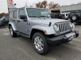 2018 Billet Silver Metallic Jeep Wrangler Unlimited Sahara 4x4 #123740225