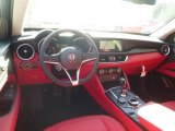 2018 Alfa Romeo Stelvio AWD Black/Red Interior