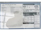 2018 Mercedes-Benz S 560 4Matic Sedan Window Sticker