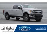 2017 Ingot Silver Ford F250 Super Duty Lariat Crew Cab 4x4 #123789316