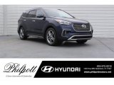 2018 Storm Blue Hyundai Santa Fe Limited Ultimate #123789352