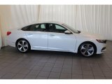 Platinum White Pearl Honda Accord in 2018