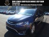 2018 Jazz Blue Pearl Chrysler Pacifica Touring Plus #123789391