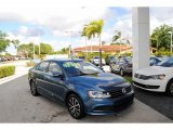 2017 Silk Blue Metallic Volkswagen Jetta SE #123815690