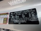 2018 Sportage Color Code for Sparkling Silver - Color Code: KCS