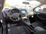 2018 Ford Focus SEL Hatch Charcoal Black Interior