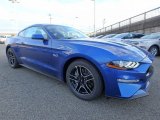 Lightning Blue Ford Mustang in 2018