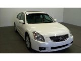 2007 Winter Frost Pearl Nissan Maxima 3.5 SL #12348972