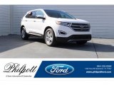 2017 White Platinum Metallic Ford Edge SEL #123846116