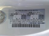 2018 124 Spider Color Code for Bianco Gelato White - Color Code: A4D