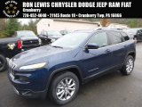 2018 Patriot Blue Pearl Jeep Cherokee Limited 4x4 #123860578