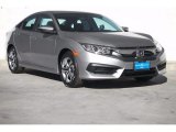 2018 Lunar Silver Metallic Honda Civic LX Sedan #123858829