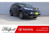 2018 Midnight Black Metallic Toyota Highlander XLE #123874892