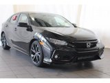 2018 Honda Civic Sport Touring Hatchback Front 3/4 View