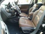 2017 Fiat 500X Lounge AWD Testa Di Moro/Grigio (Dark Brown/Gray) Interior