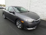 2017 Modern Steel Metallic Honda Civic LX Sedan #123898623