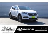 2018 Pearl White Hyundai Santa Fe Sport  #123898724