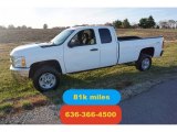 2012 Summit White Chevrolet Silverado 2500HD Work Truck Extended Cab 4x4 #123924385