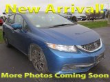 2014 Dyno Blue Pearl Honda Civic EX Sedan #123924325