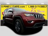 2018 Velvet Red Pearl Jeep Grand Cherokee Limited 4x4 #123924114