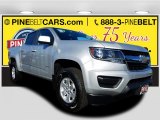 2017 Silver Ice Metallic Chevrolet Colorado WT Crew Cab #123947981