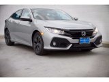 2018 Lunar Silver Metallic Honda Civic EX Hatchback #123948158