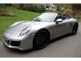 2017 GT Silver Metallic Porsche 911 Carrera GTS Cabriolet #123974982