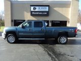 2013 Blue Granite Metallic Chevrolet Silverado 2500HD LT Crew Cab 4x4 #123988424