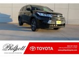 2018 Midnight Black Metallic Toyota Highlander LE #124004567