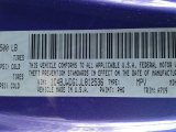 2018 Wrangler Unlimited Color Code for Xtreme Purple Pearl - Color Code: PHG