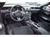 2018 Ford Mustang EcoBoost Fastback Ebony Interior