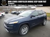 2018 Patriot Blue Pearl Jeep Cherokee Limited 4x4 #124026142